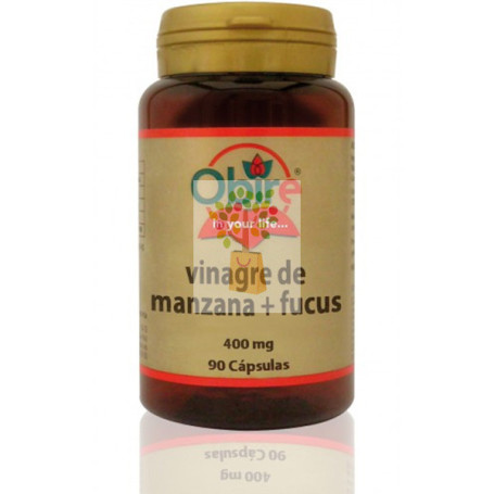 VINAGRE DE MANZANA + FUCUS 400Mg. 90 CAPSULAS OBIRE