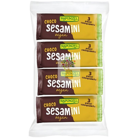 BARRITA SESAMINI CHOCO 4x27Gr. RAPUNZEL