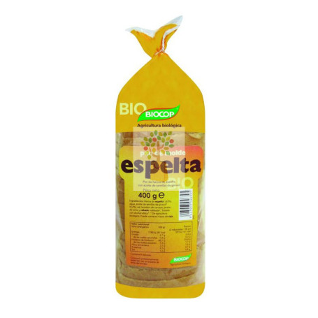 PAN MOLDE DE ESPELTA 400Gr. BIOCOP