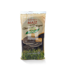 TORTITAS DE MAIZ CON CHOCOLATE NEGRO 95Gr. BIOCOP