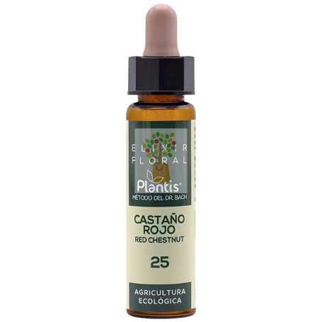 ELIXIR FLORAL 25 CASTAÑO ROJO 10ML PLANTIS