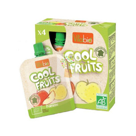 VITABIO COOL FRUITS MANZANA BIO 4x90Gr. BABYBIO