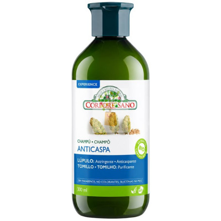 CHAMPU ANTICASPA 300Ml. CORPORE SANO