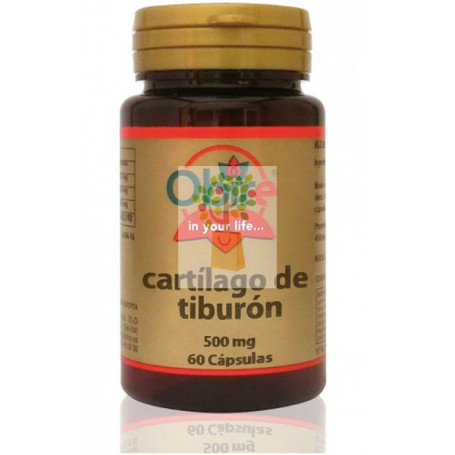 CARTILAGO DE TIBURON 500Mg. 60 CAPSULAS OBIRE