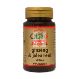 GINSENG & JALEA REAL 600Mg. 60 CAPSULAS OBIRE
