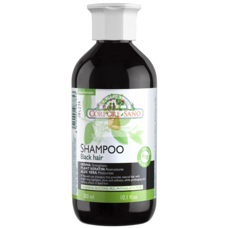 CHAMPU HENNA CABELLO NEGRO 300Ml. CORPORE SANO