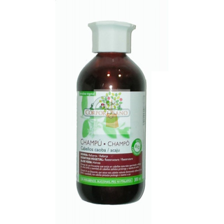 CHAMPU HENNA CABELLO CAOBA 300Ml. CORPORE SANO