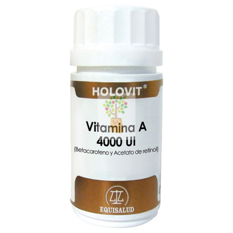 HOLOVIT VITAMINA A 4000UI 50 CAPSULAS EQUISALUD