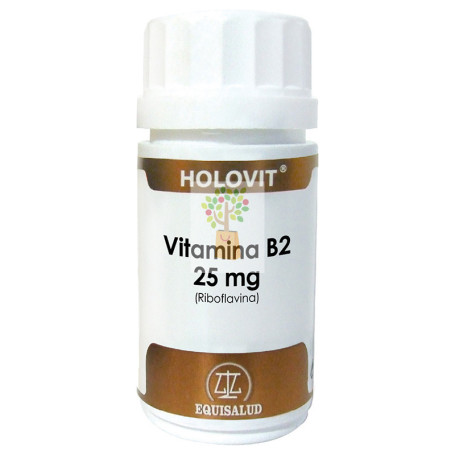 HOLOVIT VITAMINA B2 25Mg. 50 CAPSULAS EQUISALUD