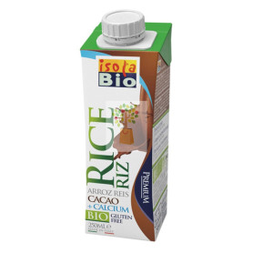 BEBIDA MINI DE ARROZ CON CACAO Y CALCIO BIO 250Ml. ISOLA BIO