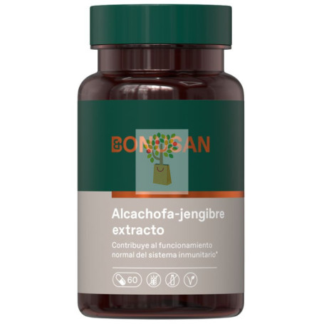 ALCACHOFA-JENGIBRE EXTRACTO 60 CÁPSULAS BONUSAN