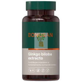 GINKGO BILOBA EXTRACTO 90 CÁPSULAS BONUSAN