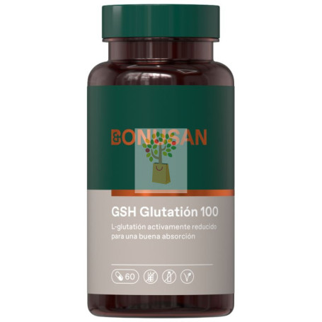 GSH GLUTATIÓN 100 60 CÁPSULAS BONUSAN