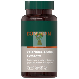 VALERIANA MELISSA EXTRACTO 60 CÁPSULAS BONUSAN