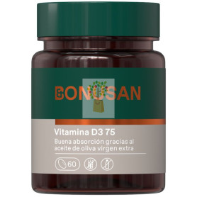 VITAMINA D3 FORTE 75 60 PERLAS BONUSAN