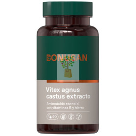 VITEX AGNUS CASTUS EXTRACTO 90 CÁPSULAS BONUSAN