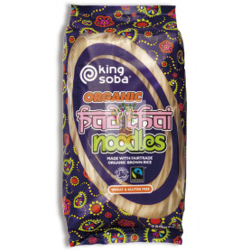 FIDEOS PAD THAI DE ARROZ INTEGRAL SIN GLUTEN BIO 250Gr. KING SOBA