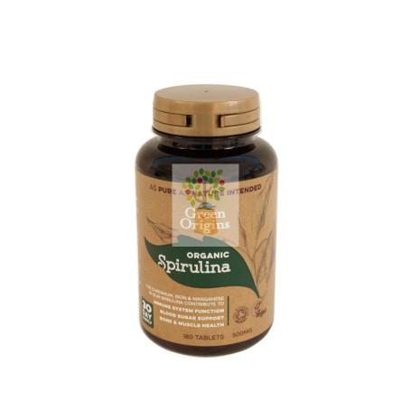 ESPIRULINA BIO 180 COMPRIMIDOS GREEN ORIGIN
