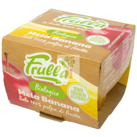 PURÉ DE MANZANA Y PLÁTANO BIO 200G FRULLÀ