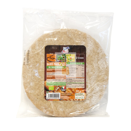 BASE PIZZA INTEGRAL DE TRIGO BIO 300Gr. FINESTRA (2 BASES)