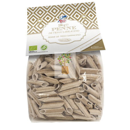 PENNE DE TRIGO SARRACENO BIO 250Gr. FINESTRA