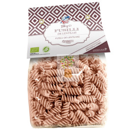FUSILLI DE LENTEJAS ROJAS BIO 250Gr. FINESTRA