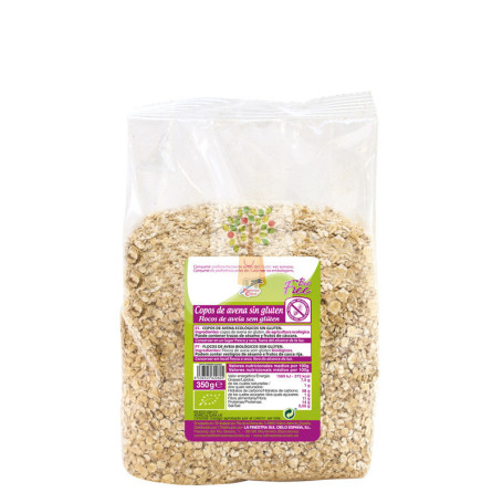 COPOS DE AVENA SIN GLUTEN BIO 350Gr. FINESTRA