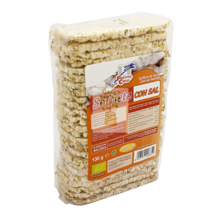 SOFFIETTE DE ARROZ CON SAL BIO 130Gr. FINESTRA