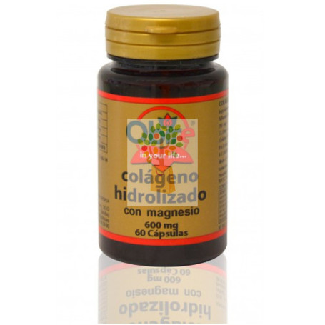 COLAGENO MARINO HIDROLIZADO + MAGNESIO 600Mg. 60 CAPSULAS OBIRE