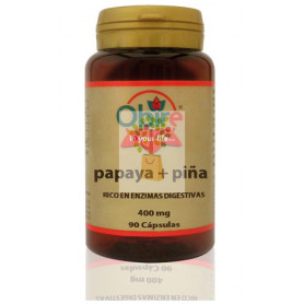 PAPAYA + PIÑA 400Mg. 90 CAPSULAS OBIRE