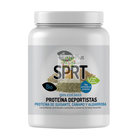DEPORTISTAS (PROT. DE GUISANTE, ALGARROBA Y CAÑAMO) BIO 600Gr. GRANERO