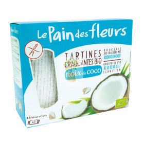 PAN DE FLORES CON COCO SIN GLUTEN BIO 150G LES PAIN DES FLEURS