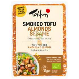 TOFU AHUMADO CON ALMENDRA Y SESAMO BIO 200Gr. TAIFUN