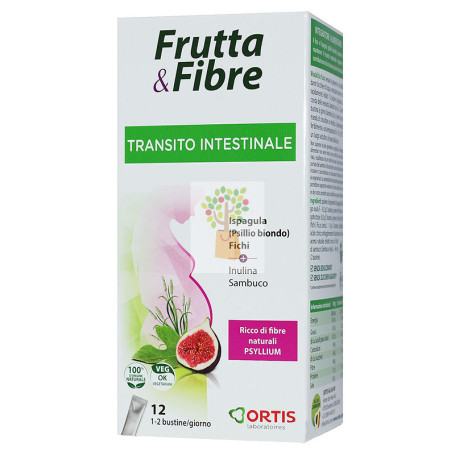 FRUTAS Y FIBRAS DELICADO 12 SOBRES X 10 GR ORTIS