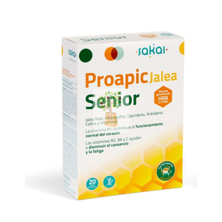 JALEA SENIOR EXTRA PROAPI 20 VIALES 10Ml. SAKAI