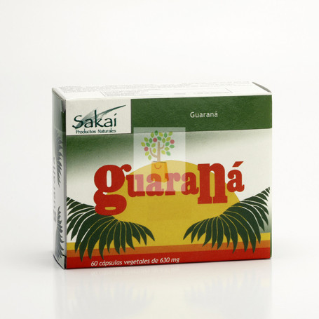 GUARANA 60 CAPSULAS 500Mg. SAKAI