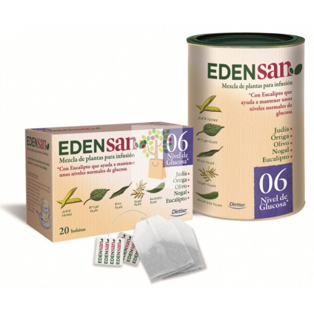 NIVEL DE GLUCOSA 20 FILTROS EDENSAN