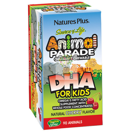 ANIMAL PARADE DHA 90 COMPRIMIDOS NATURE´S PLUS