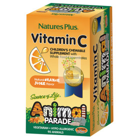 ANIMAL PARADE VITAMINA C 90 COMPRIMIDOS NATURE´S PLUS
