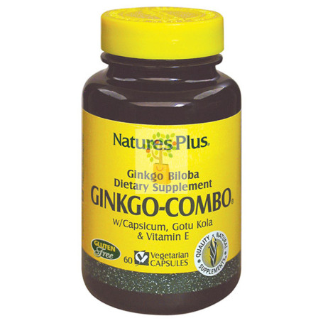 GINKGO-COMBO 60 CAPSULAS NATURE´S PLUS