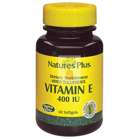VITAMINA E 400UI. 60 PERLAS NATURE´S PLUS