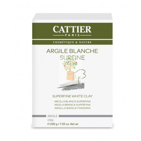 ARCILLA BLANCA SUPERFINA 200Gr. CATTIER PARIS
