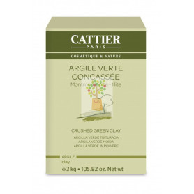 ARCILLA VERDE TRITURADA 3Kg. CATTIER PARIS