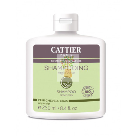 CHAMPU CABELLOS GRASOS (ARCILLA VERDE) 250Ml. CATTIER PARIS