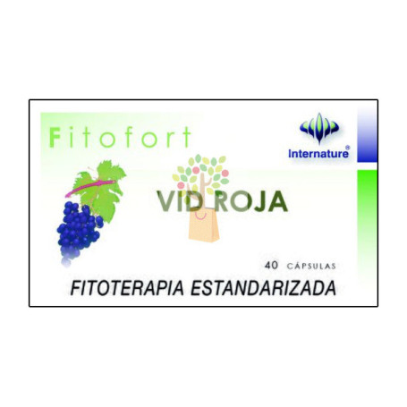 FITOFORT VID ROJA 40 CAPSULAS INTERNATURE