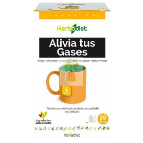 HERBODIET ALIVIA TUS GASES 20 FILTROS NOVA DIET