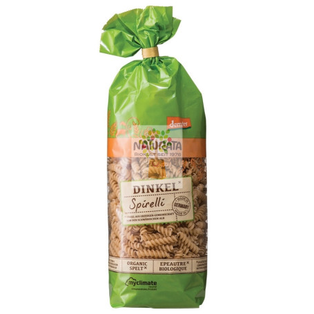 ESPIRALES DE ESPELTA DEMETER 500Gr. NATURATA