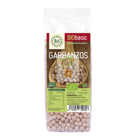 GARBANZOS BIO 500Gr. SOL NATURAL