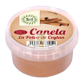 CANELA EN POLVO DE CEYLAN BIO 100Gr. SOL NATURAL