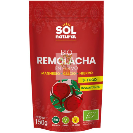 REMOLACHA ROJA EN POLVO BIO 150Gr. SOL NATURAL